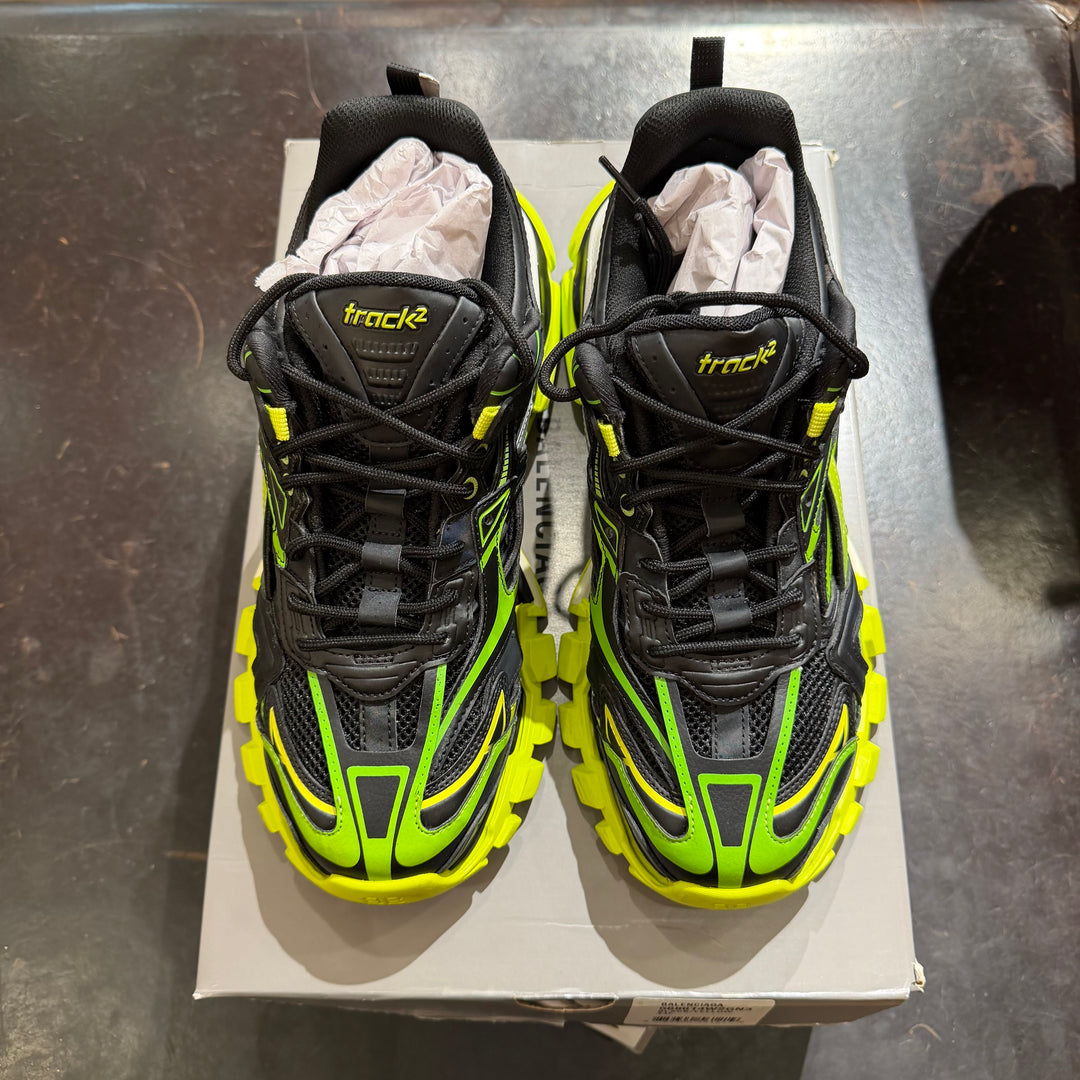 Balenciaga Track 2 Trainer Black Yellow (PREOWNED)