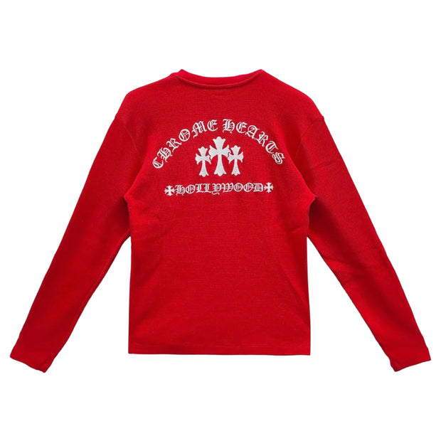 Chrome Hearts Triple Cross Henley Thermal
