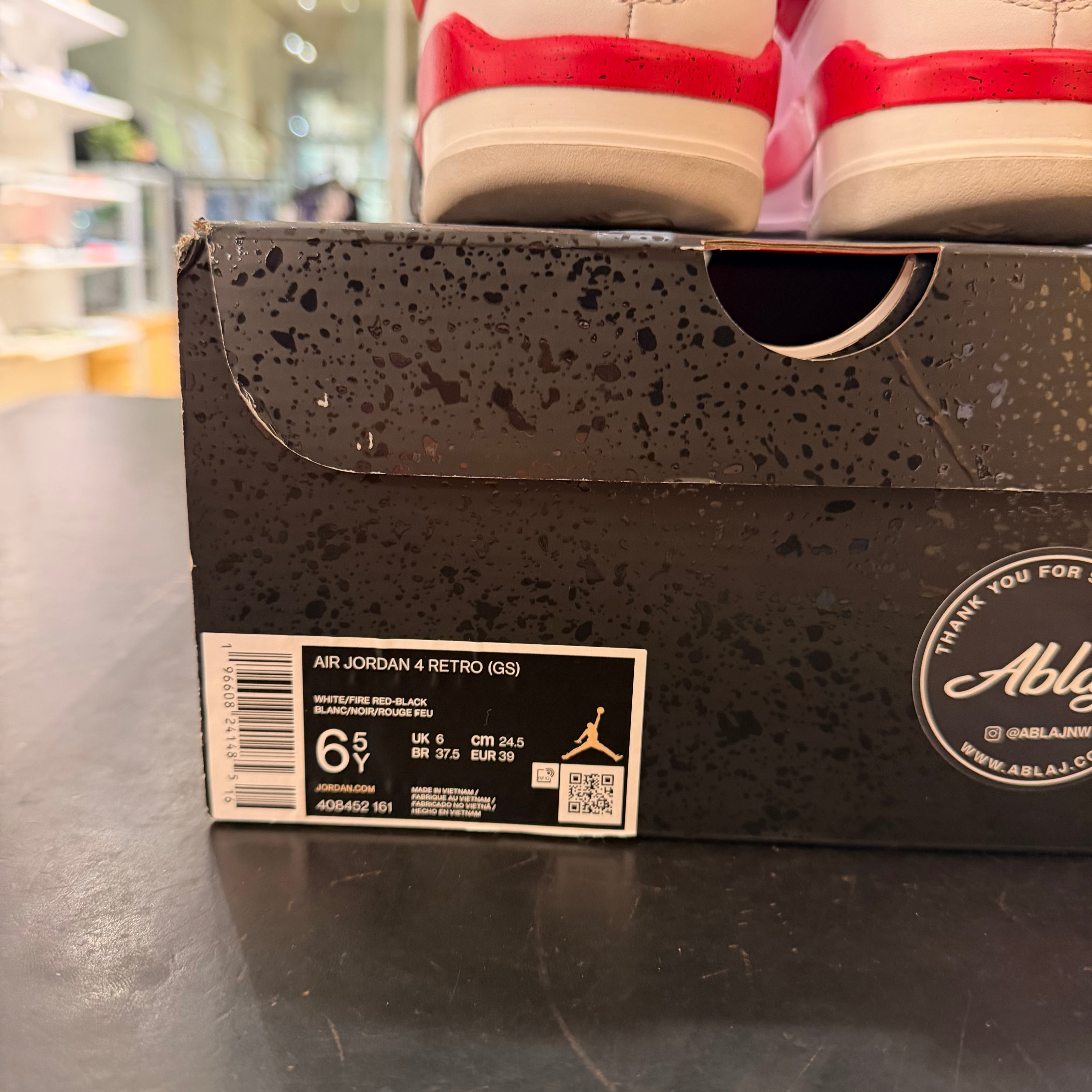 Jordan 4 Retro GS Red Cement (PREOWNED)