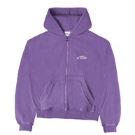 No Feelings Purple 4PF Zip Up Hoodie