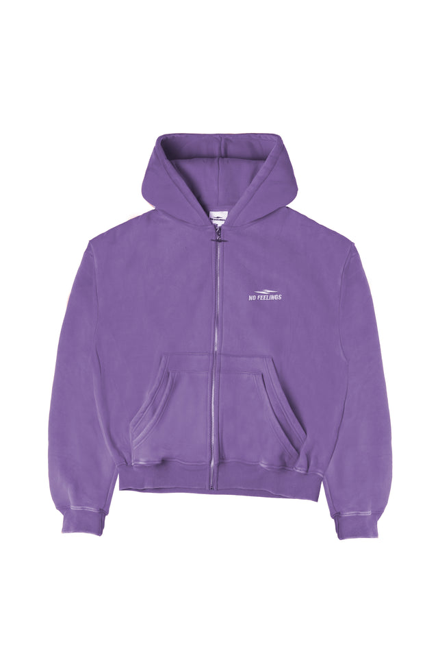No Feelings Red Oct 4PF Zip Up Hoodie