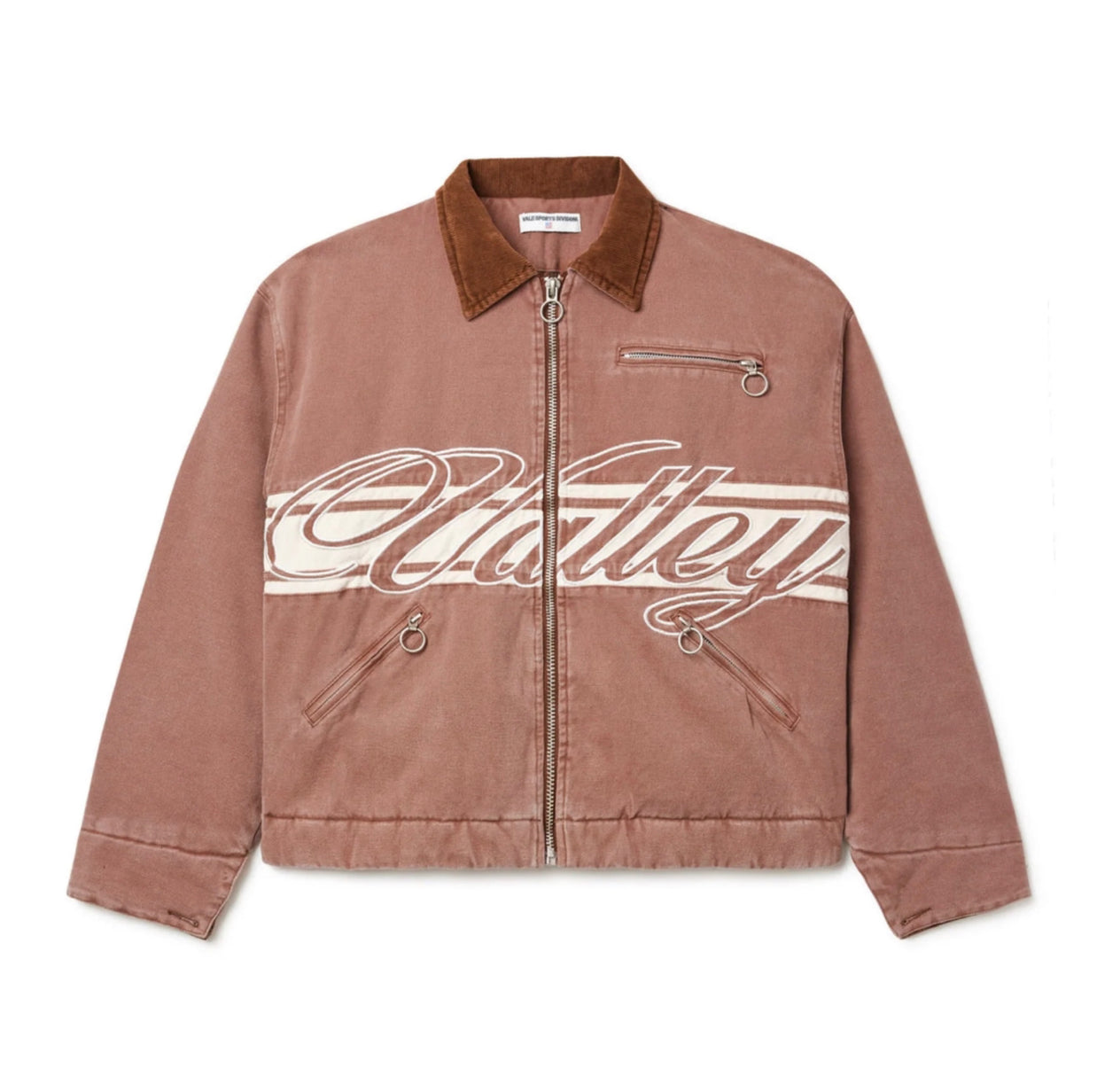 Vale Brown Cursive Trucker Jacket