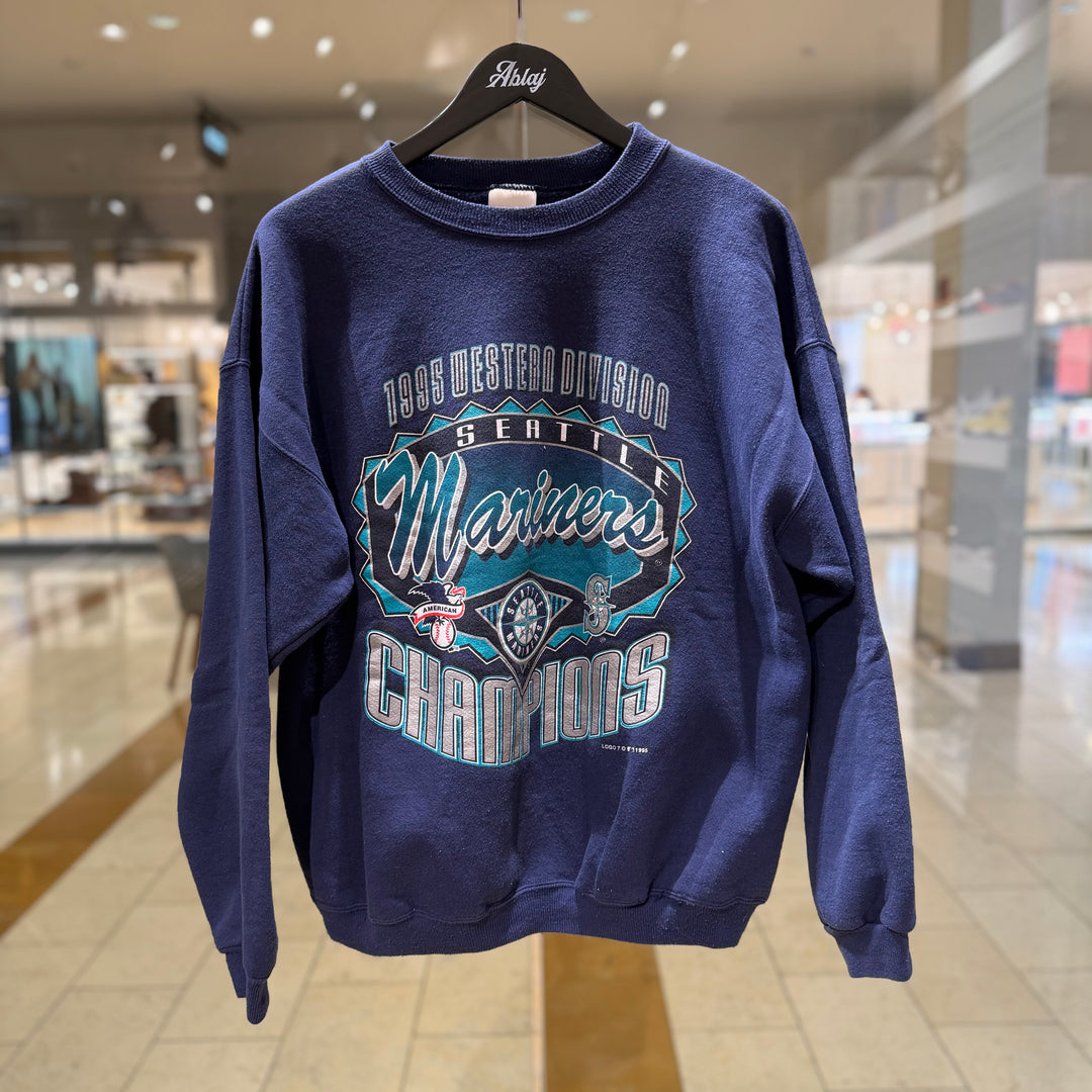 Seattle Mariners Vintage 1995 Western Division Crewneck 
