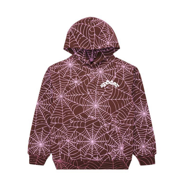 SP5DER AOP Brown Hoodie