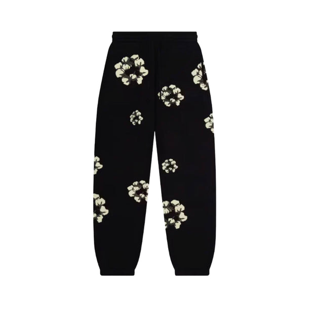 Denim Tears x Cactus Plant Cotton Wreath Sweatpants Black