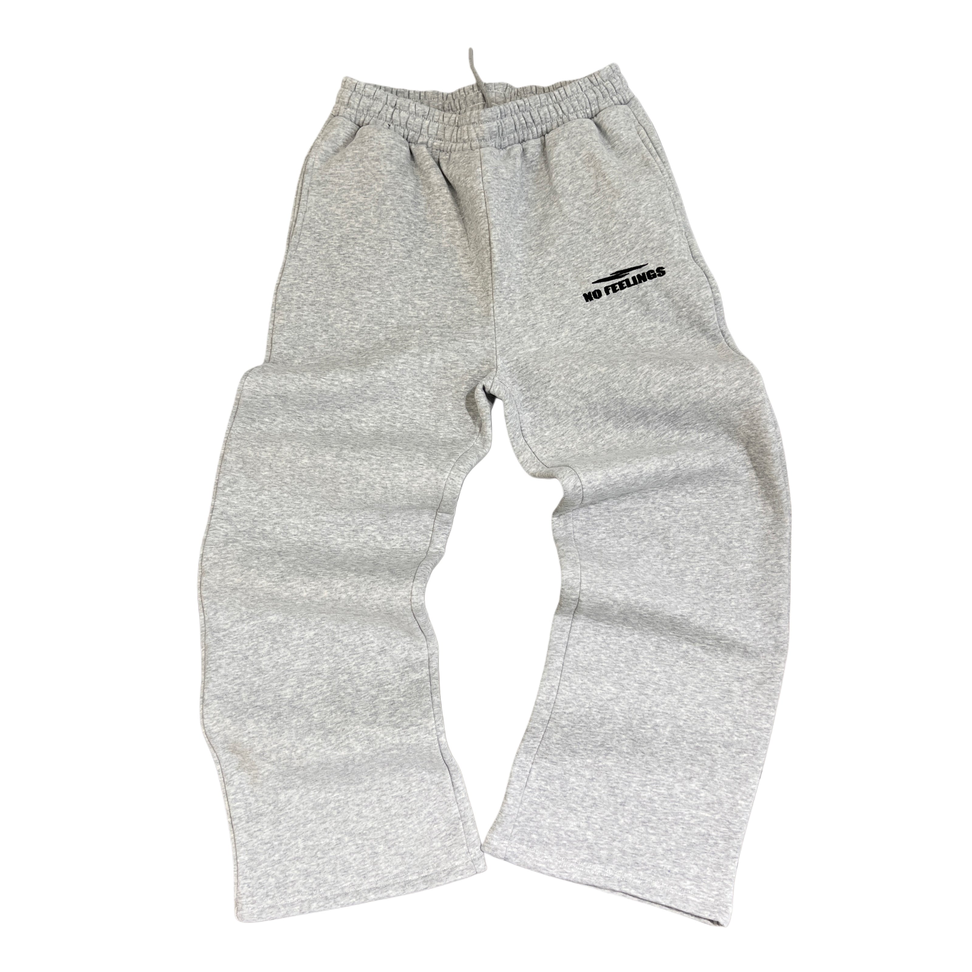 No Feelings Grey Sweatpants V2