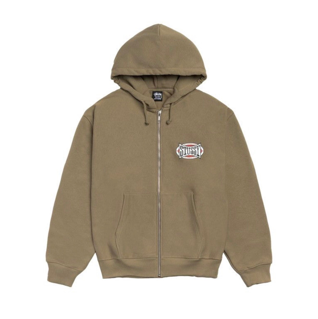 Stussy Champion Oval Zip Up Olive
