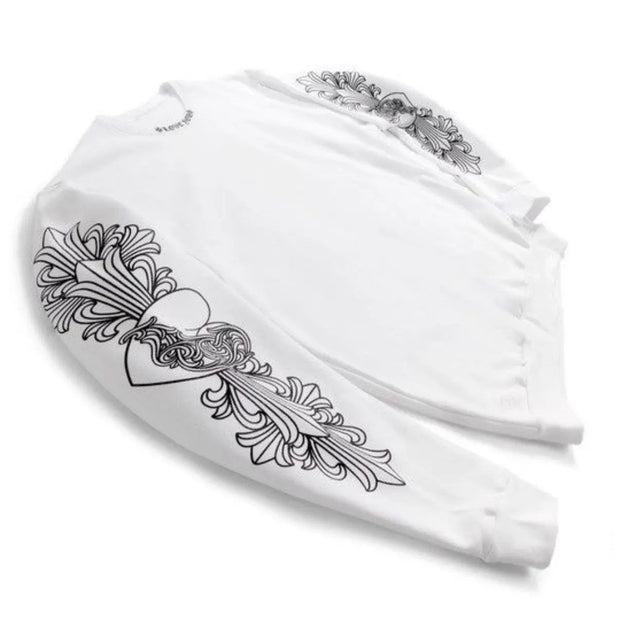 Chrome Hearts Love You Crewneck White