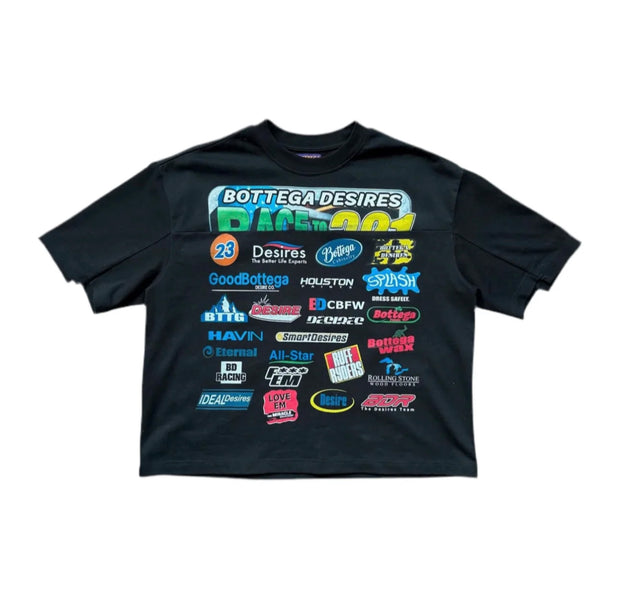 Bottega Desires Black Race Tee