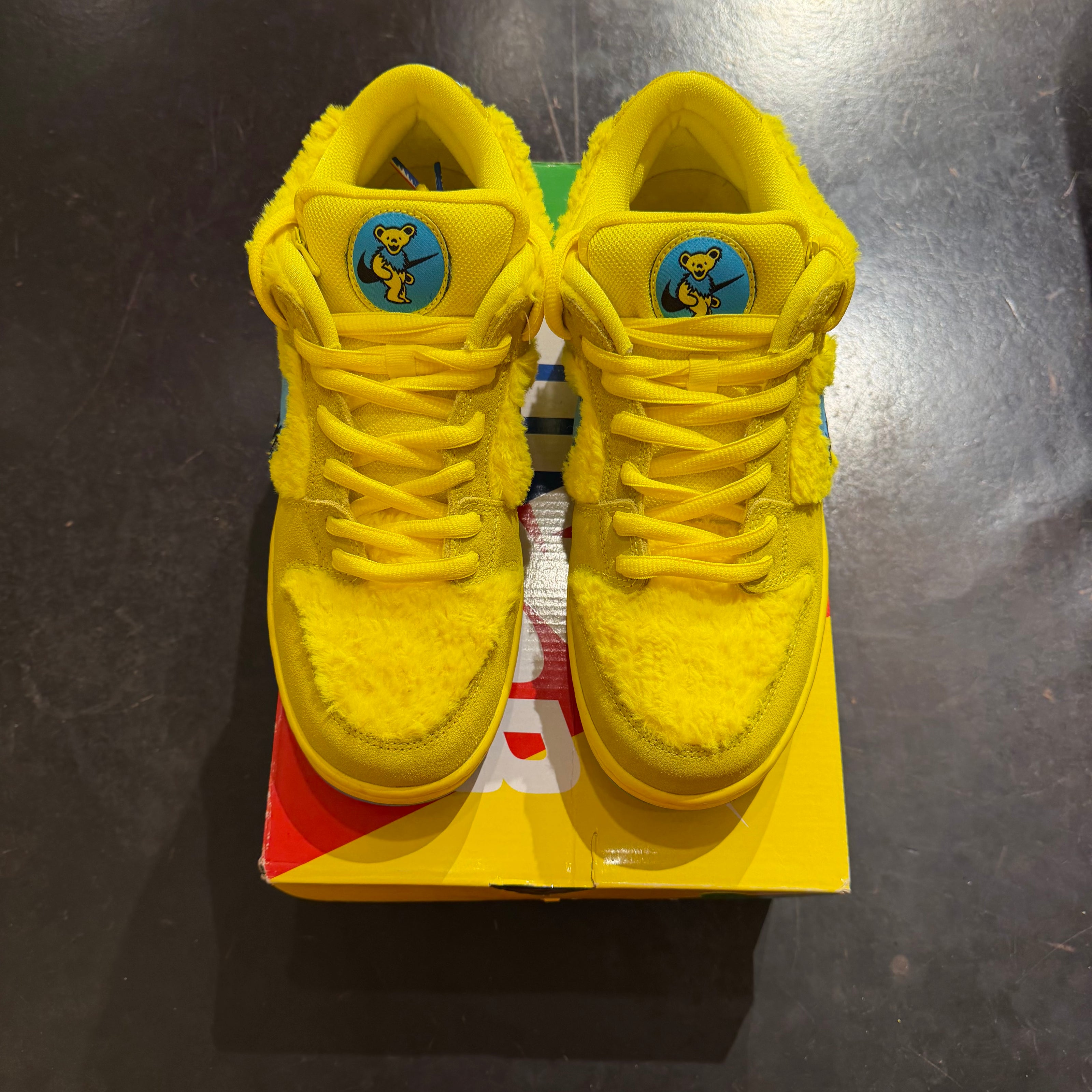 Nike SB Dunk Low Grateful Dead Bears Opti Yellow (PREOWNED)