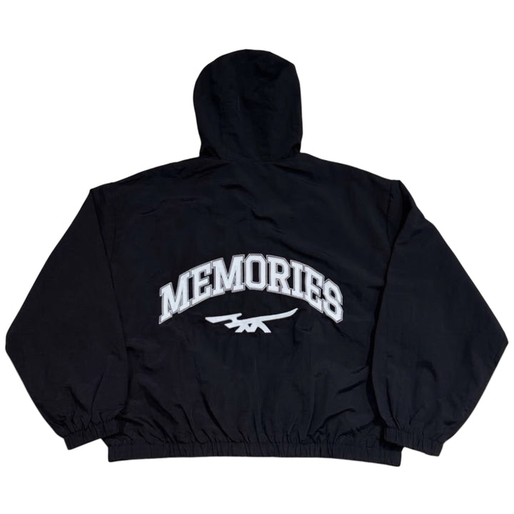 HMDD Memories Black Windbreaker Zip-Up