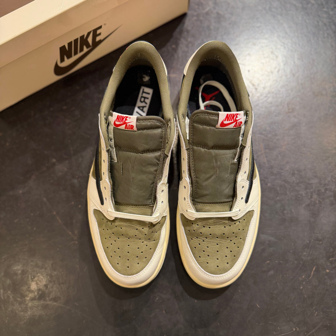 Jordan 1 Retro Low OG SP Travis Scott Medium Olive (PREOWNED)