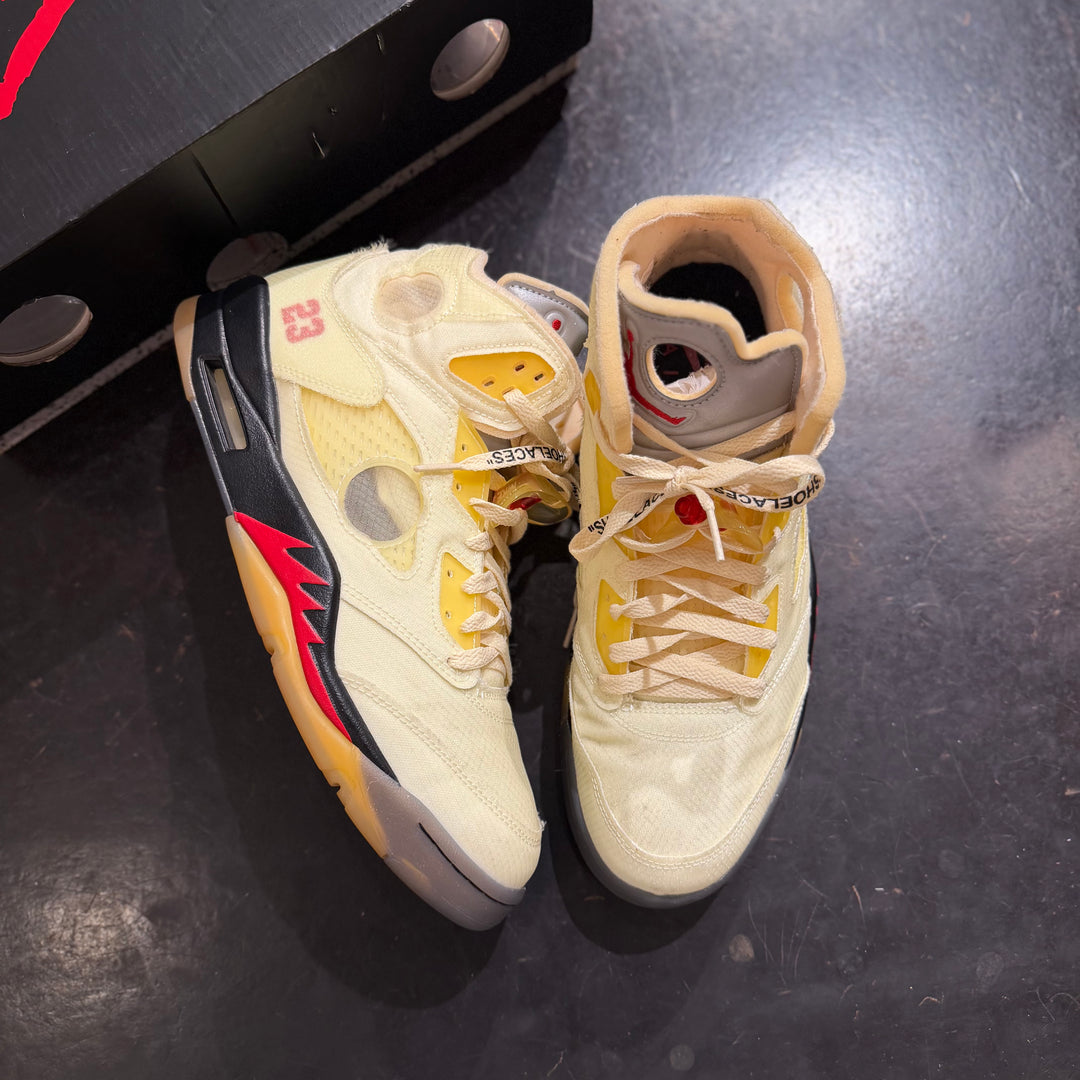 Jordan 5 Retro Off-White Sail (PREOWNED)