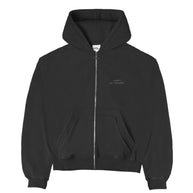 No Feelings Black 4PF Zip Up Hoodie