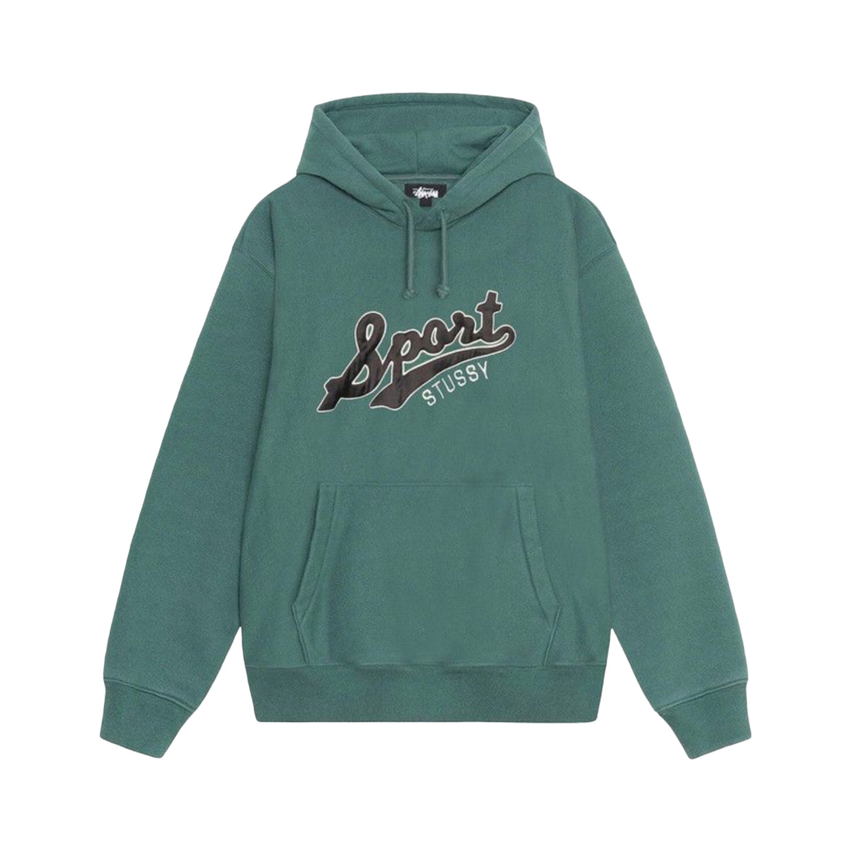 Stussy Satin Patch Hoodie Green