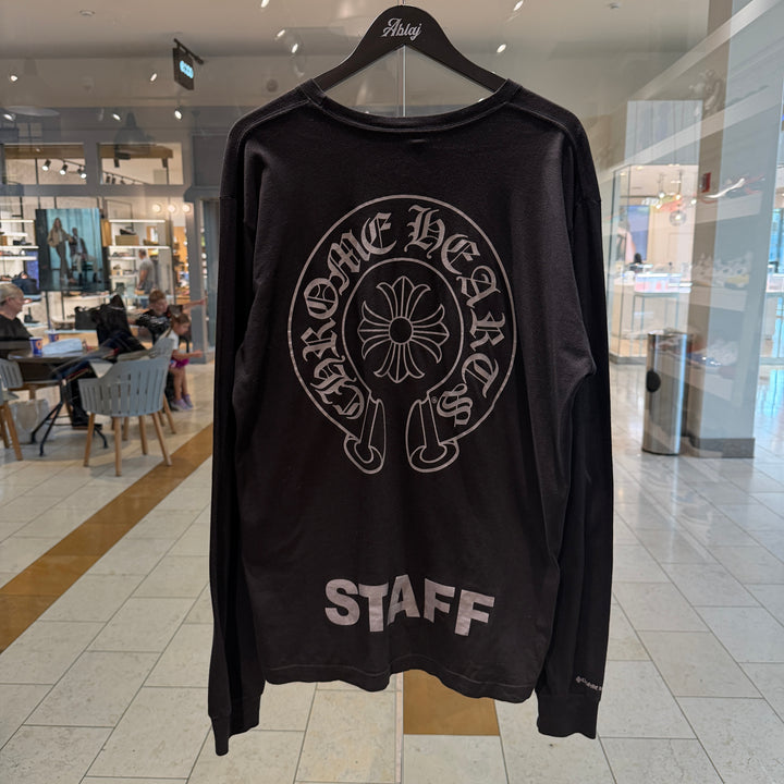 Chrome Hearts Staff Black/Silver L/S (PREOWNED)