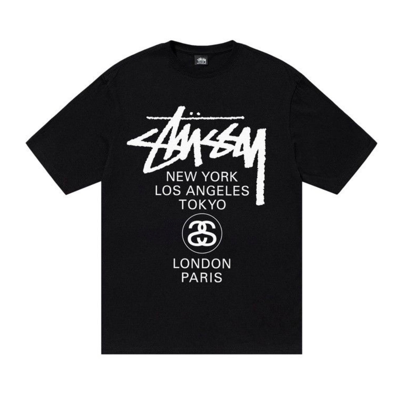 Stussy Black World Tour Tee