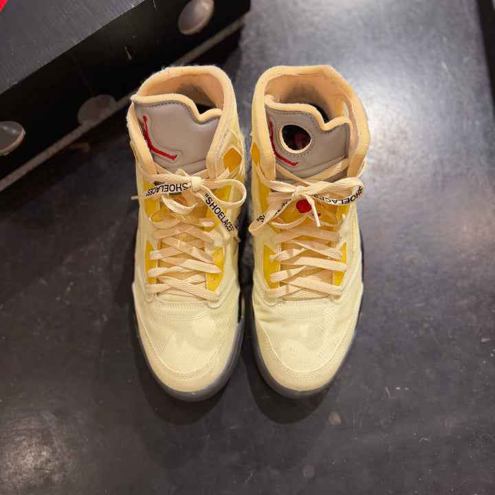 Jordan 5 Retro Off-White Sail (PREOWNED)