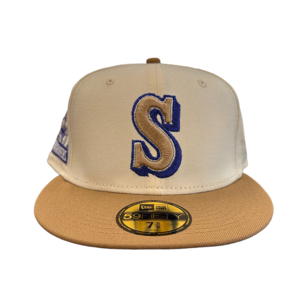 Seattle Mariners 30th Anniversary Patch Cream/Khaki Royal Blue