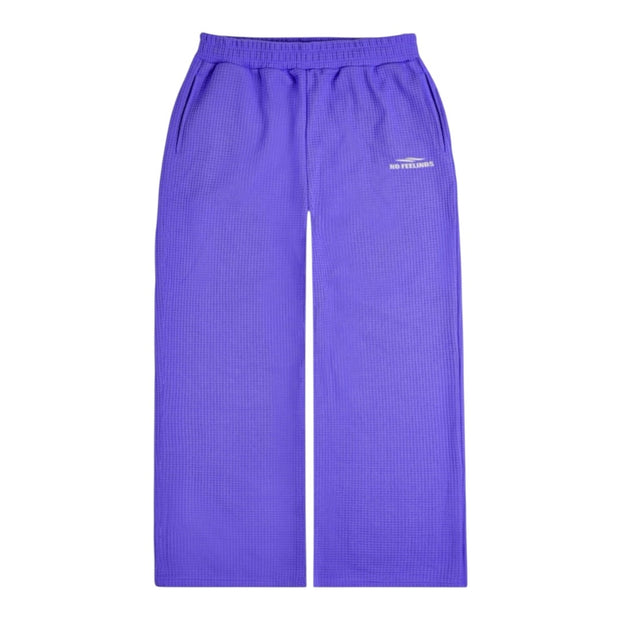 No Feelings Purple Waffle Sweats
