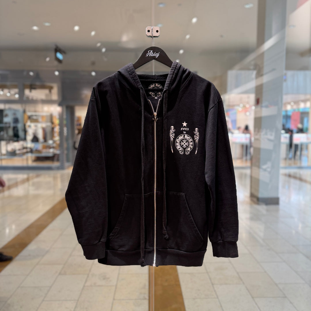 Chrome Hearts FOTI Skull Astronaut Zip Up Hoodie (PREOWNED)