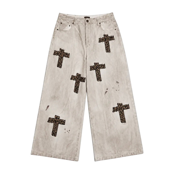 Bottega Desires Holy Grail Denim White Cheetah