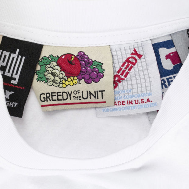 Greedy Unit Multi Tag Tee