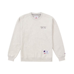 Supreme x Champion 3D Metallic Crewneck Grey