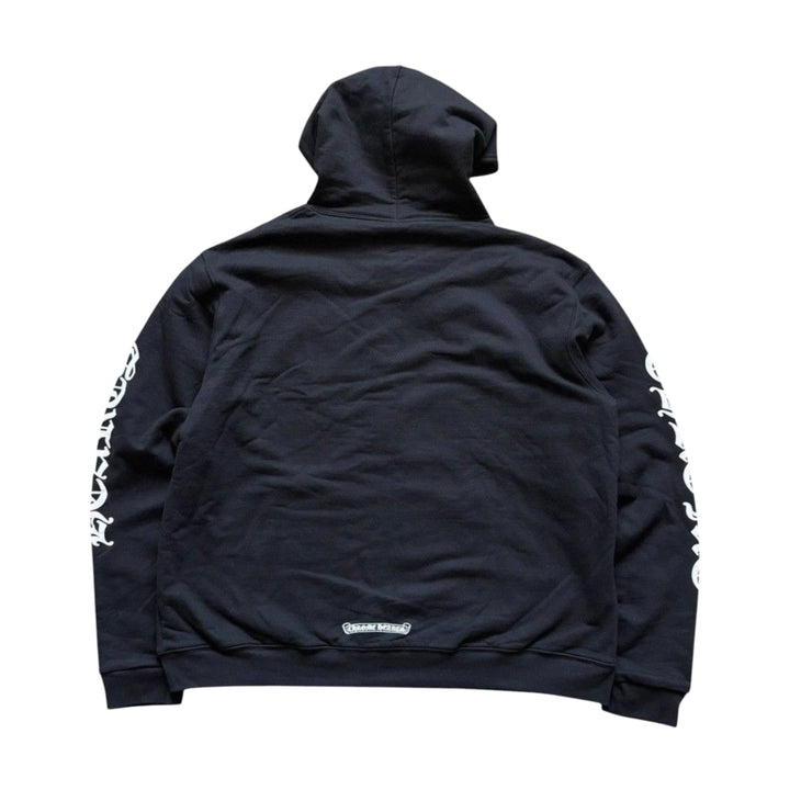 Chrome Hearts Scroll Logo Thermal Lined Zip Up Hoodie