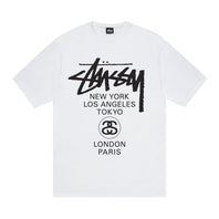 Stussy White World Tour Tee