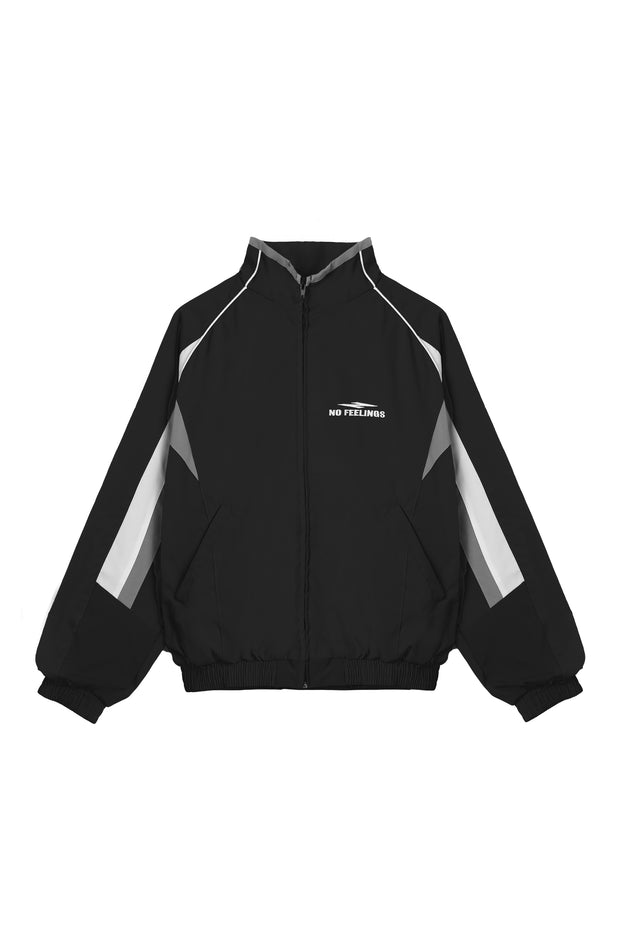 No Feelings Black Grey V2 Track Jacket