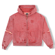 N'oublie Pas Red Adam Sandler Zip Up Hoodie