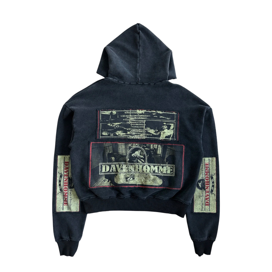 Daven Homme Ramone Patch Hoodie