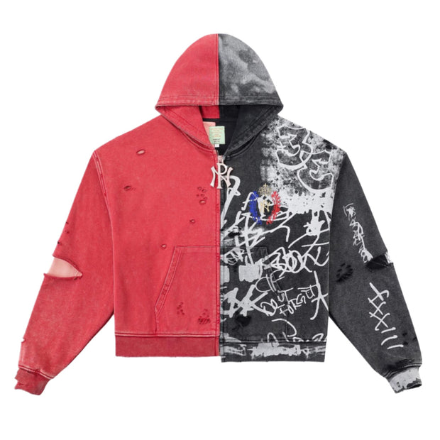 N'oublie Pas Graffiti Split Hoodie