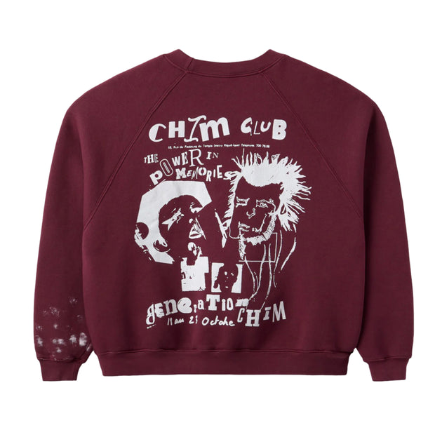 HMDD Burgundy Club Crewneck