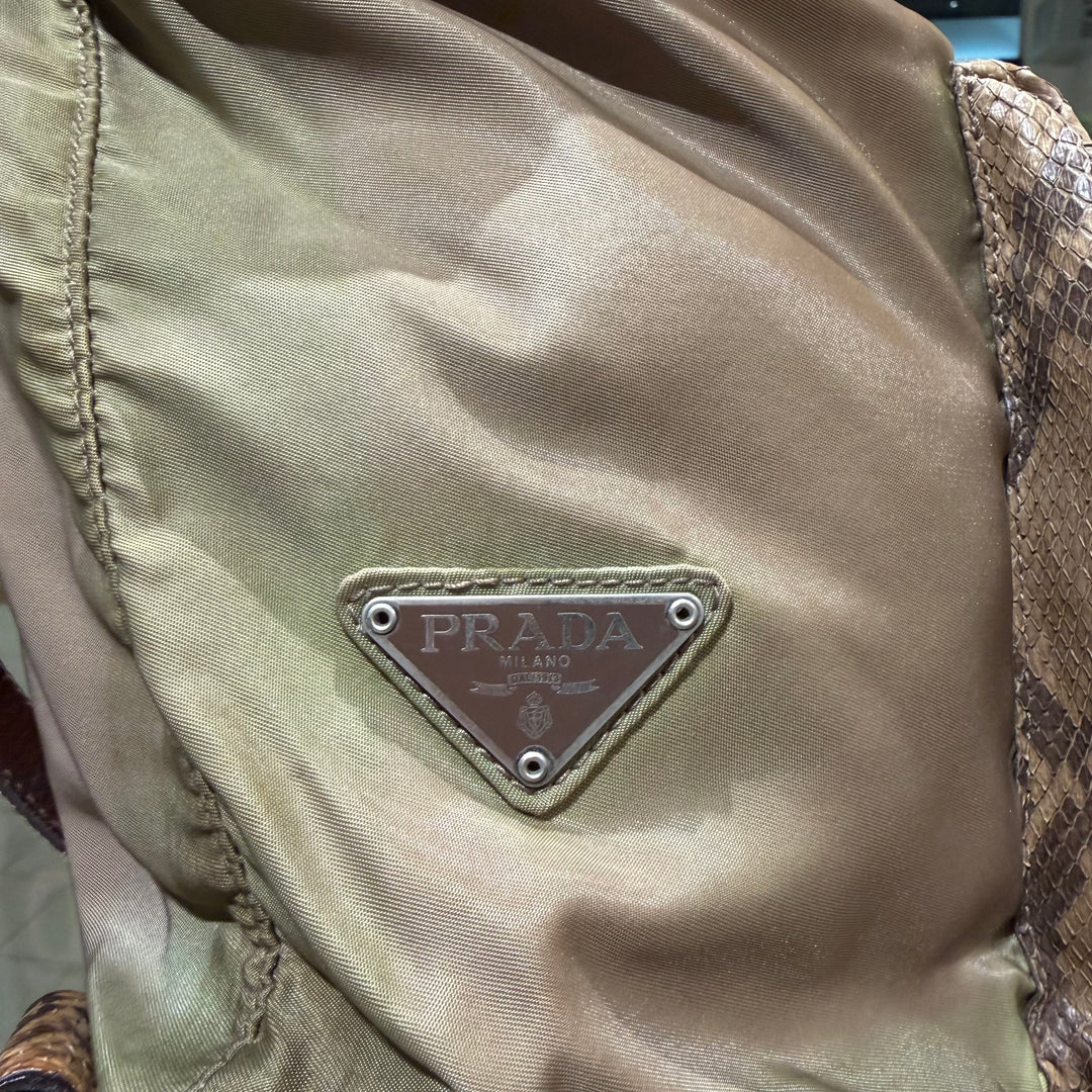 Vintage Prada Python Mini Backpack (PREOWNED)
