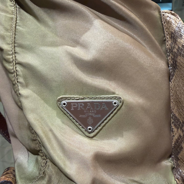 Vintage Prada Python Mini Backpack (PREOWNED)