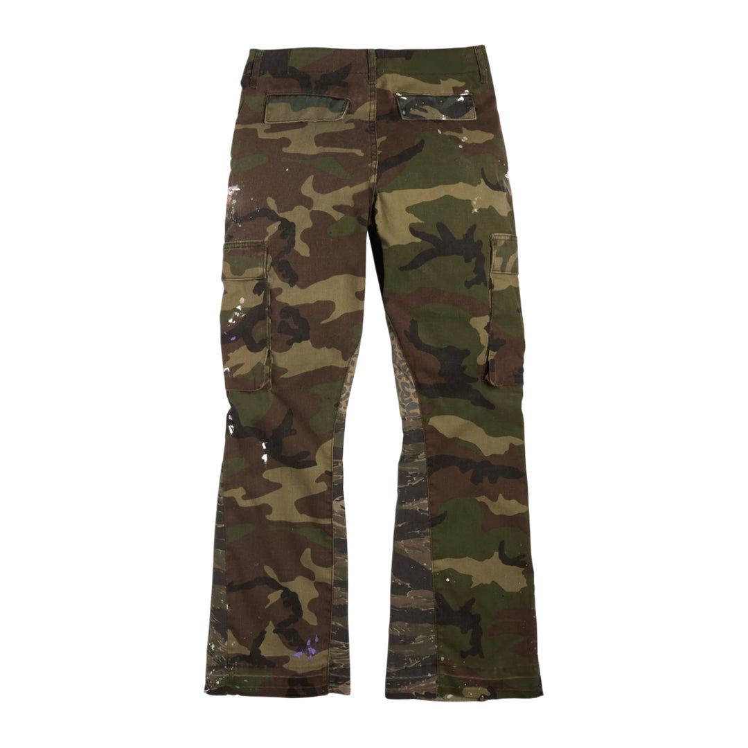 Undeveloped Camo Split Flare Denim