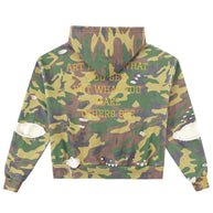 N'oublie Pas Camo Adam Sandler Zip Up Hoodie