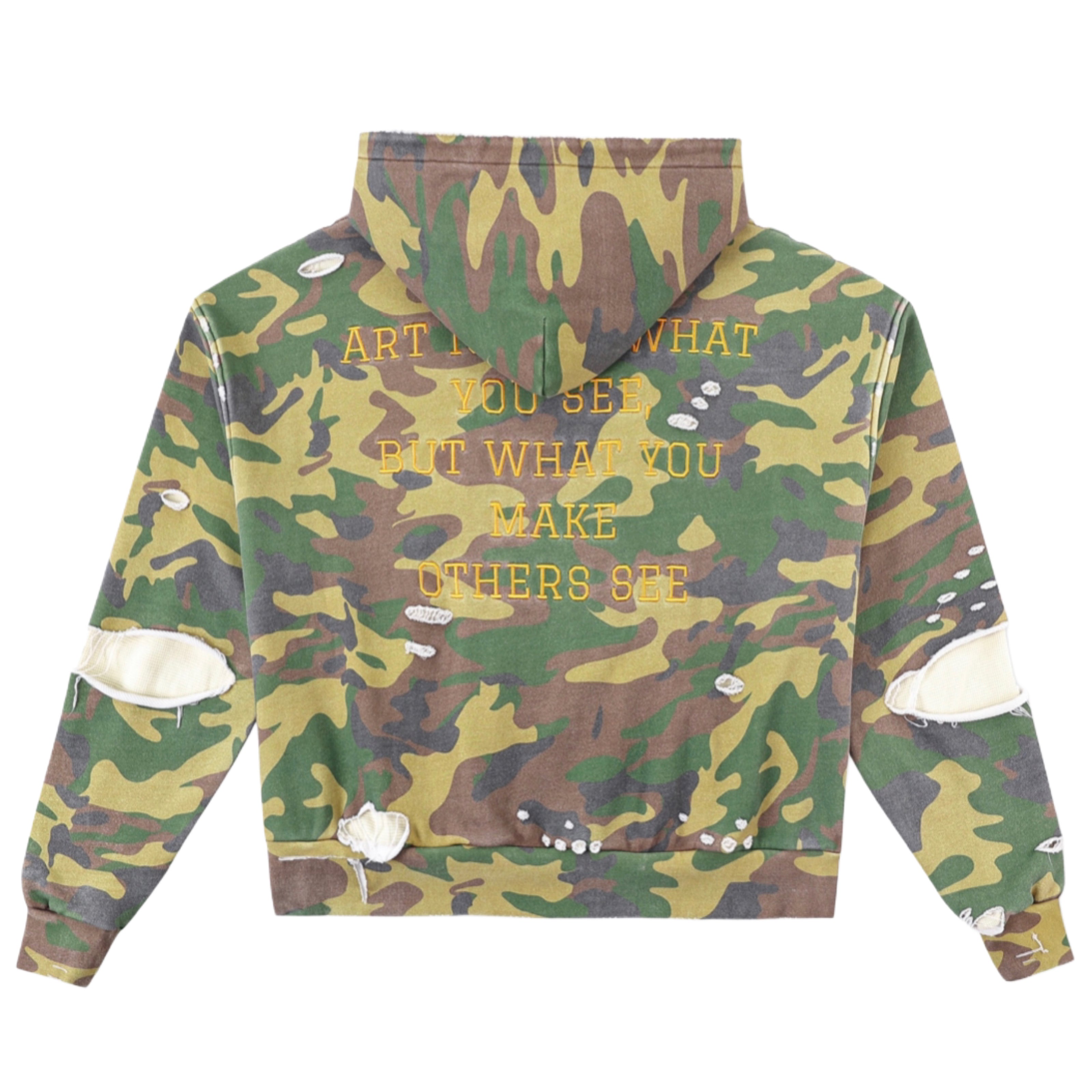 N'oublie Pas Camo Adam Sandler Zip Up Hoodie