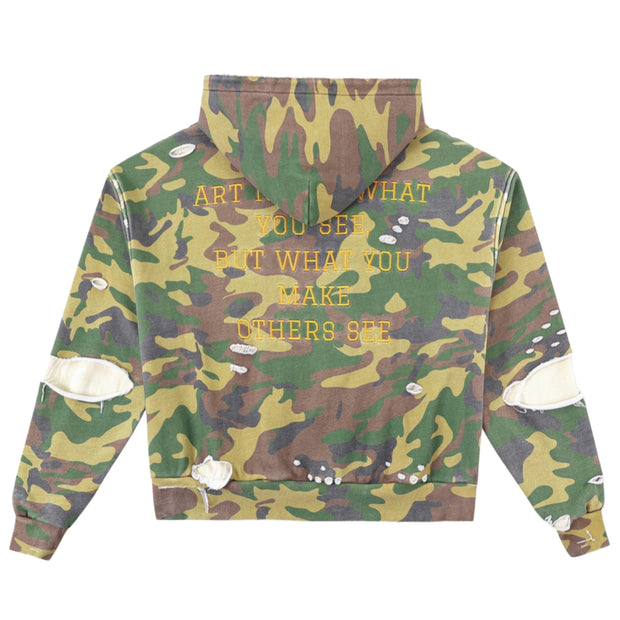N'oublie Pas Camo Adam Sandler Zip Up Hoodie