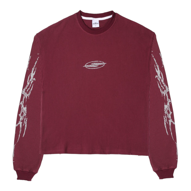 No Feelings Flame Thermal Burgundy