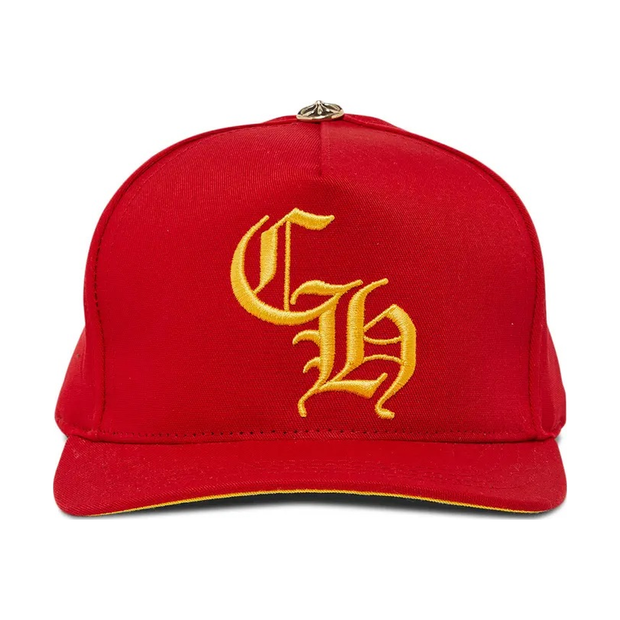 Chrome Hearts Baseball Hat 'Red/Yellow' (PREOWNED)