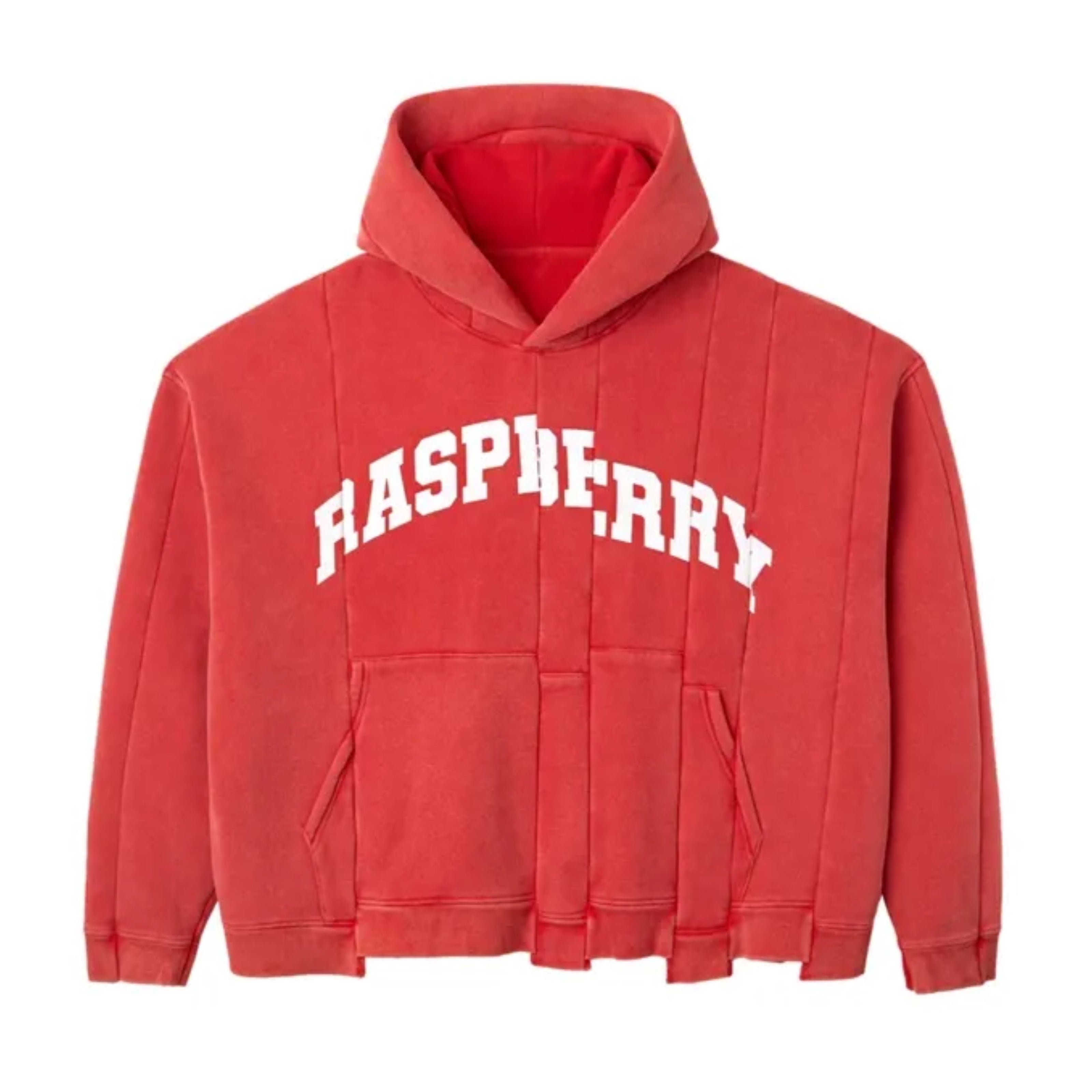 GV Gallery Raspberry Spliced Hoodie Red