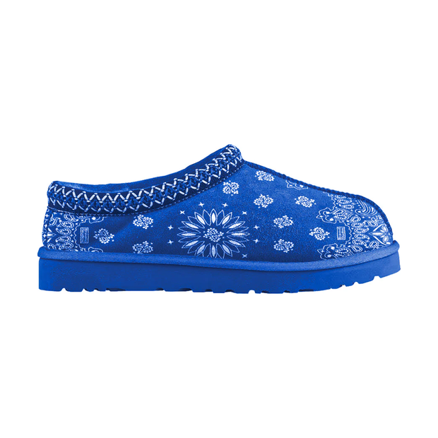 Royal Blue Paisley V2 Slippers Bravest Studio