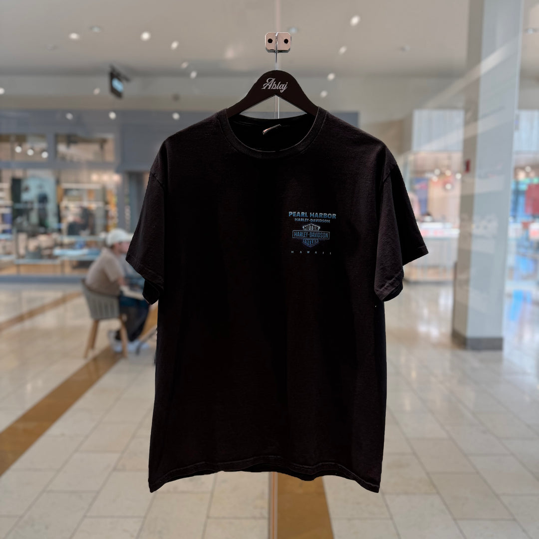 Vintage Pearl Harbor Harley Davidson Tee 