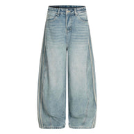 Undeveloped Wideboy Striped Denim