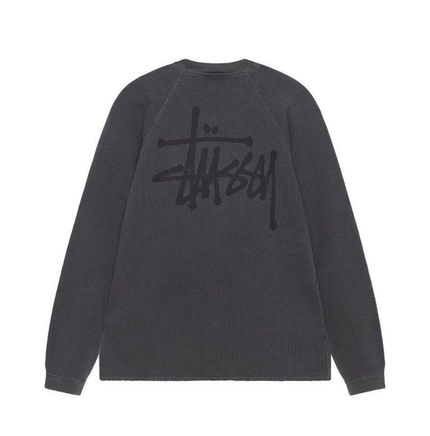 Stussy Raglan Thermal Longsleeve Black