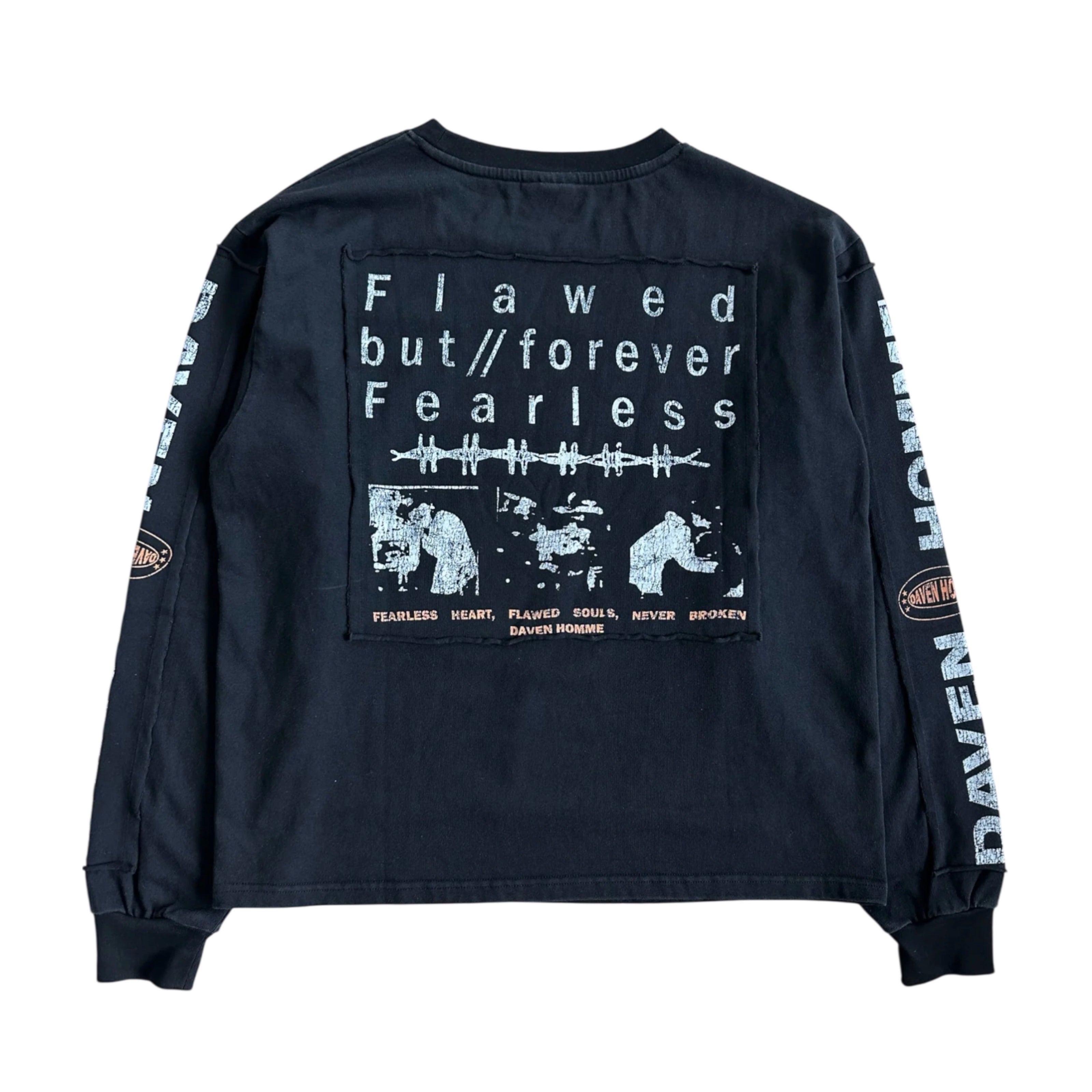 Daven Homme Flawed and Fearless Longsleeve Tee