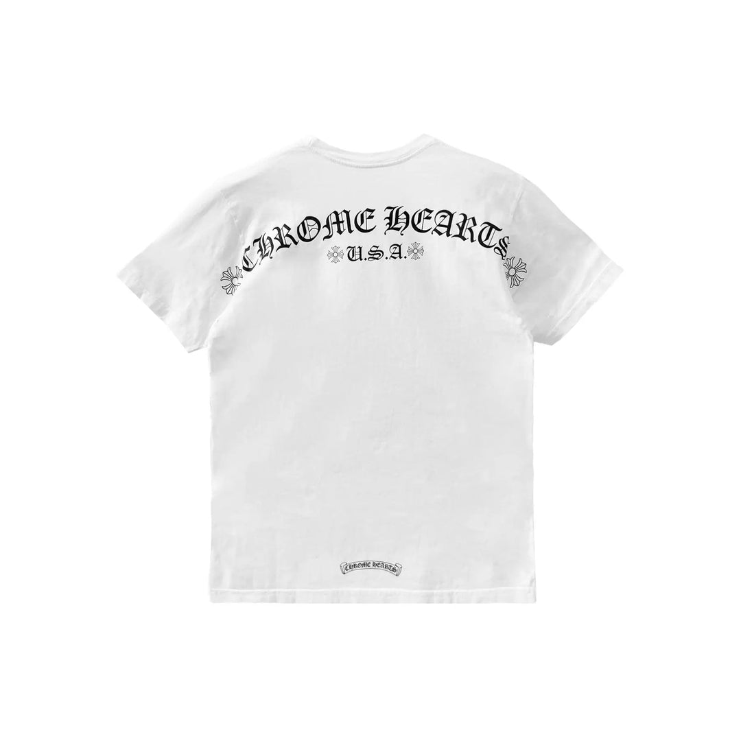 Chrome Hearts USA Scroll Pocket Tee White